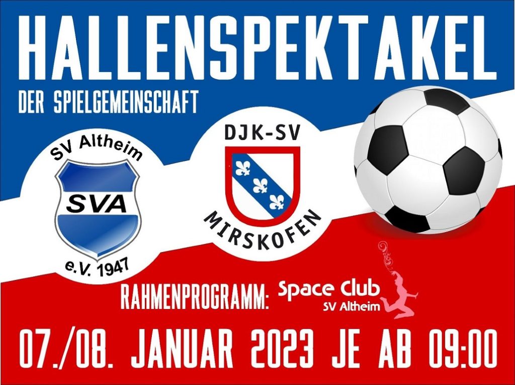 Hallenturnier SV Altheim 2023 in der Eskara