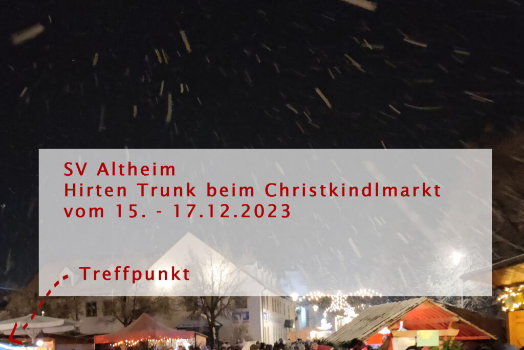 2023 Christkindlmarkt SV Altheim